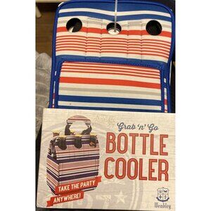 NIP Wembley Grab 'n' Go Bottle Cooler Carrier holds 6 bottles Red White & Blue